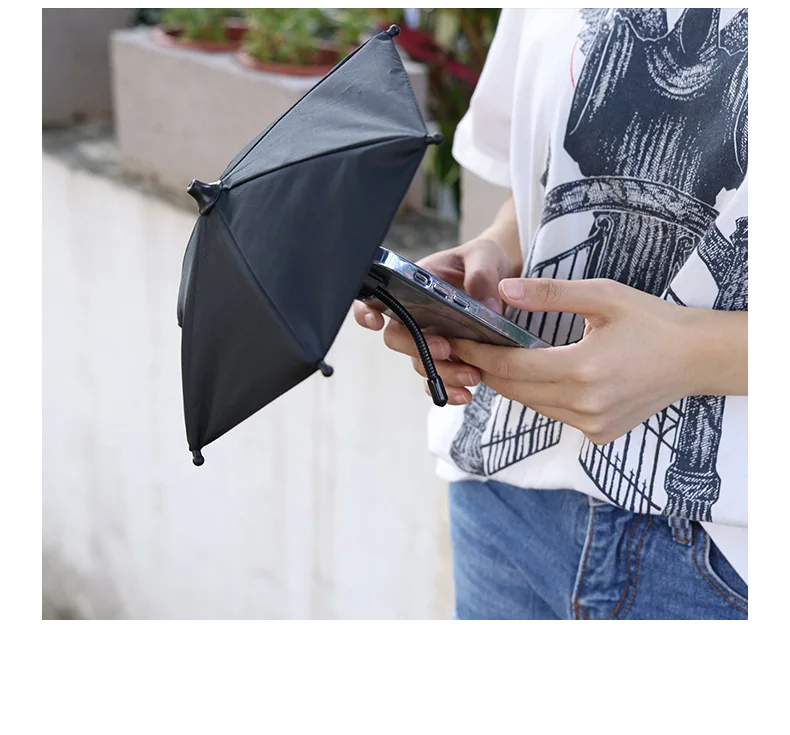 Bike Umbrella Camping Trips 1pc Electric Motorcycle Phone Bracket Umbrella Car