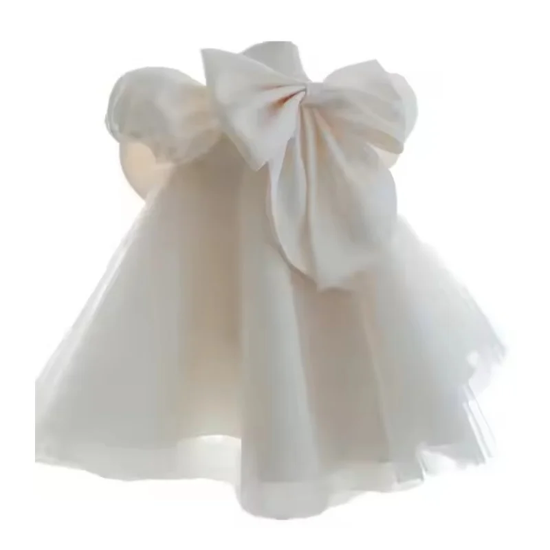 От 1 до 13 лет Детское свадебное платье, платье принцессы, летнее праздничное платье с пышными рукавами для девочек