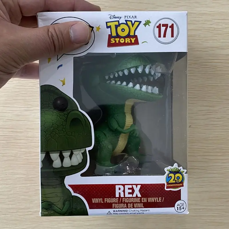 Funko Pop Toy Story Action Figure #171 Rex Collectible Model Toys 10cm