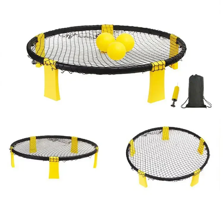 Wholesale Mini Beach Volleyball Game Set In Toy Balls Roundnet Spikeball Standard 3 Ball Kit