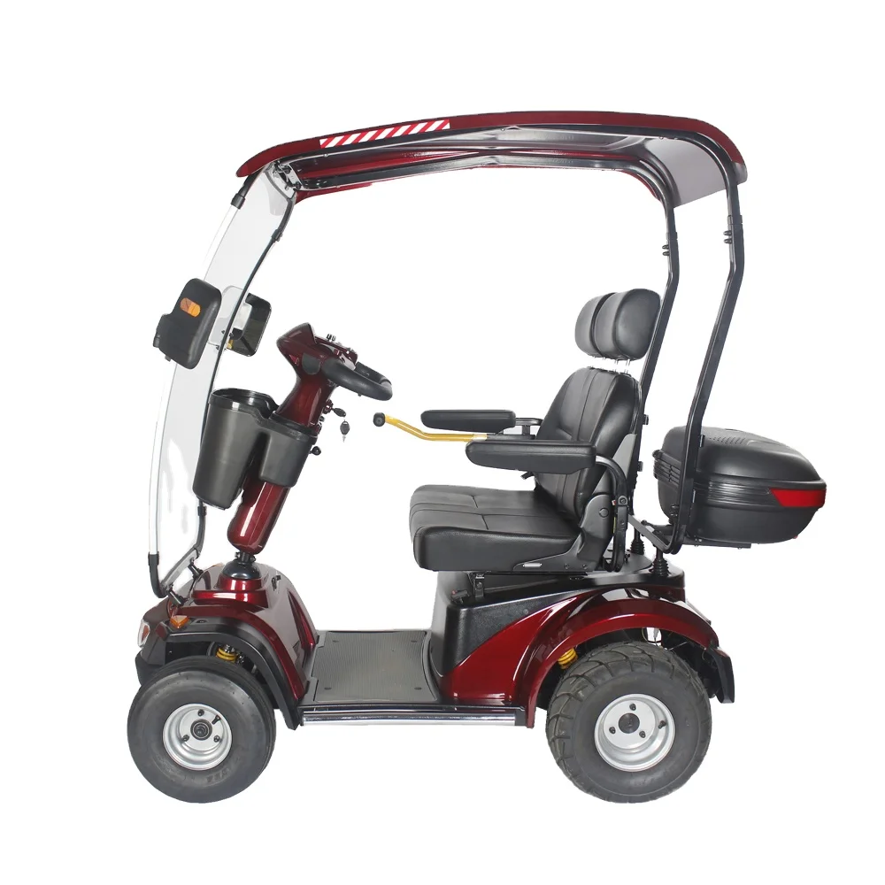 Vitafom L46 Disabled Vehicle Heavy Duty 2 Two Seaters Mobility Scooters With Roof