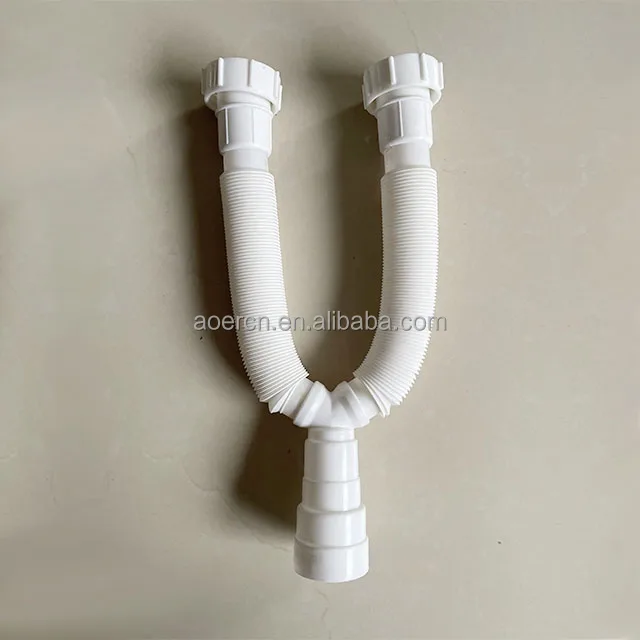 Горячая продажа и высокое качество санитарно-разгрузочная труба пластиковый гибкий сливной шланг Удлинительный для раковины