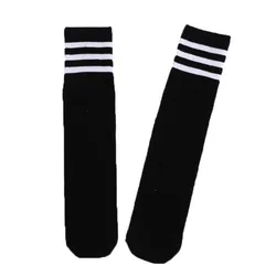 Kids Boy Girl Students Sports Knee High  School Uniform  Striped White School Socks