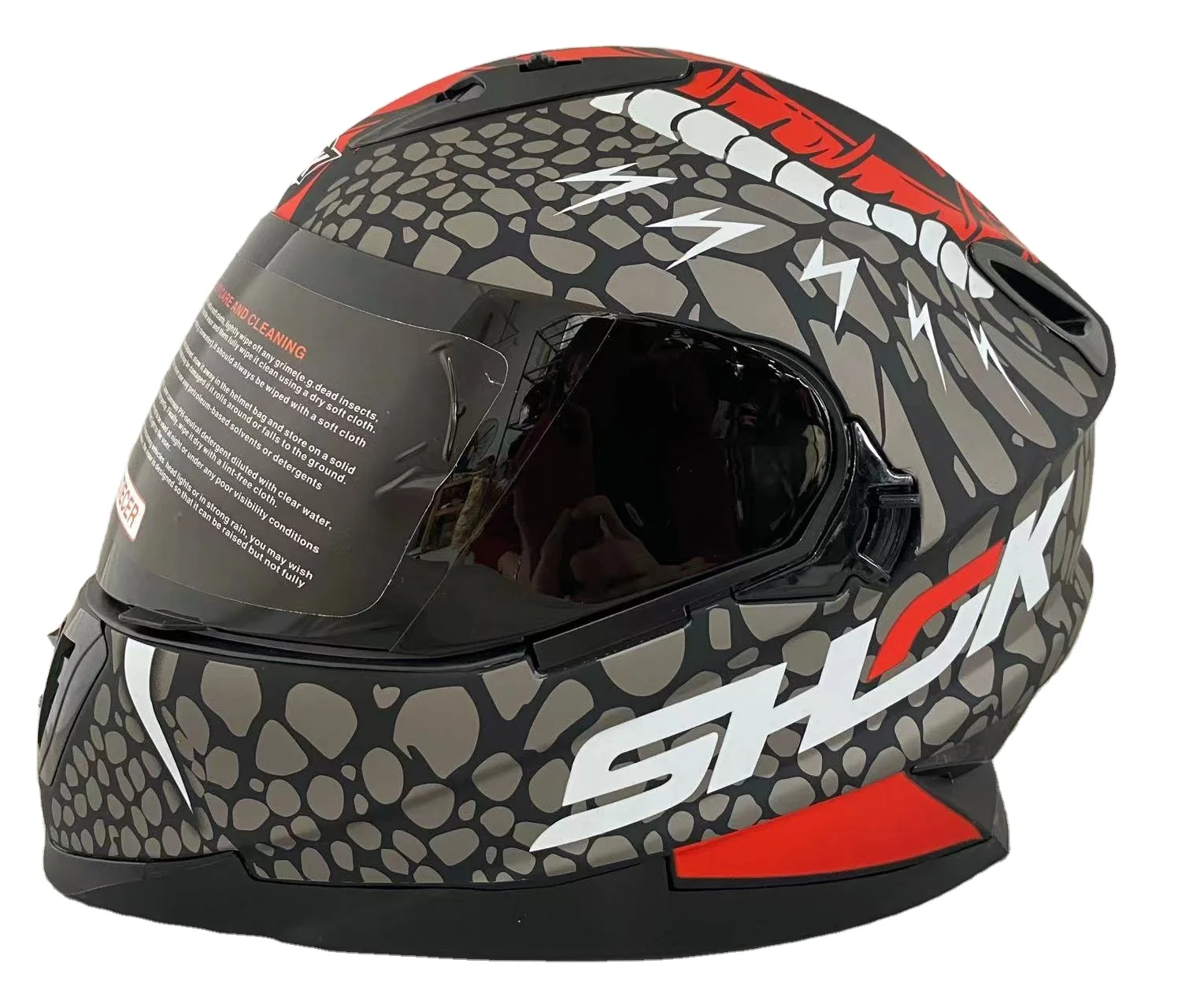 Double Glasses Full Face Helmet Motorcycle Outdoor Riding Helmets Safe Cross Helmet