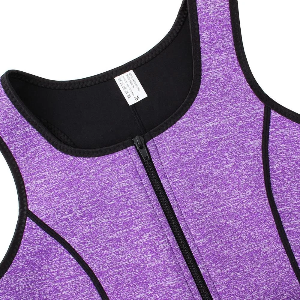 High Quality Body Shaper Neoprene Sauna Vest Slimming Adjustable Sweat Belt for Women Workout Shapewear Waist Trainer