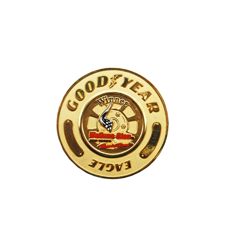 Zinc Alloy 3d design gold plating Military Commemorate Custom Metal Challenge Coin