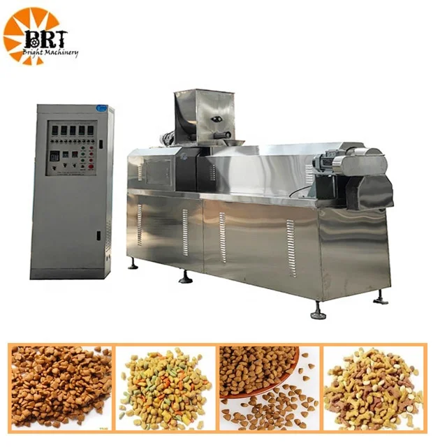 dry pet and dog food making machines plant extruder dog feed production line pet food machine