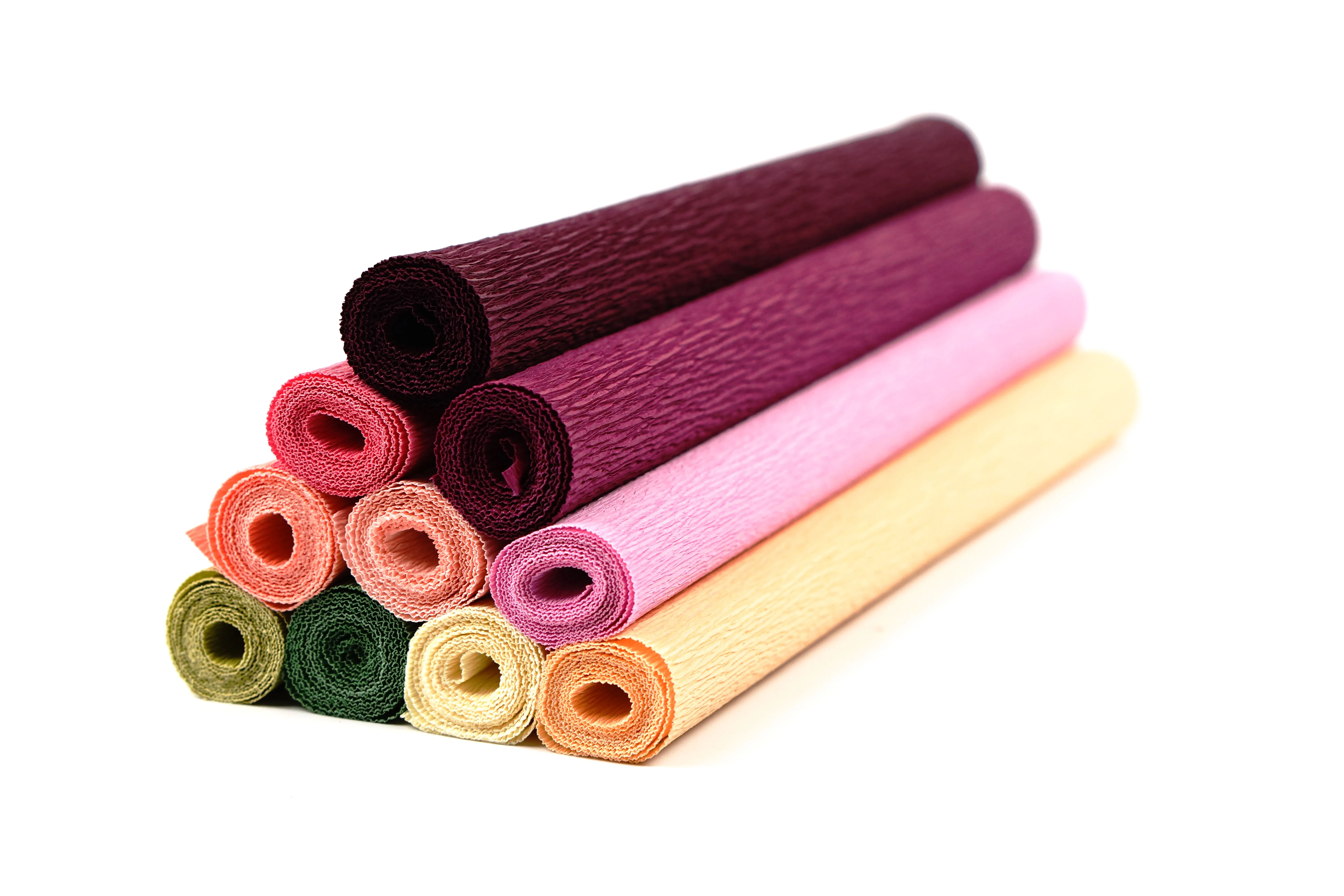 
flower crepe paper, fluorescent crepe paper,base crepe paper for masking tapes 