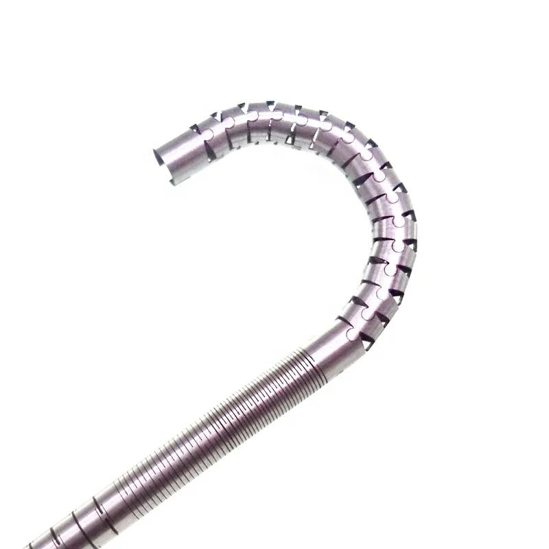 OEM rigid stainless steel serpentine bone tube professional medical ent endoscope flexible tube snake bone tube