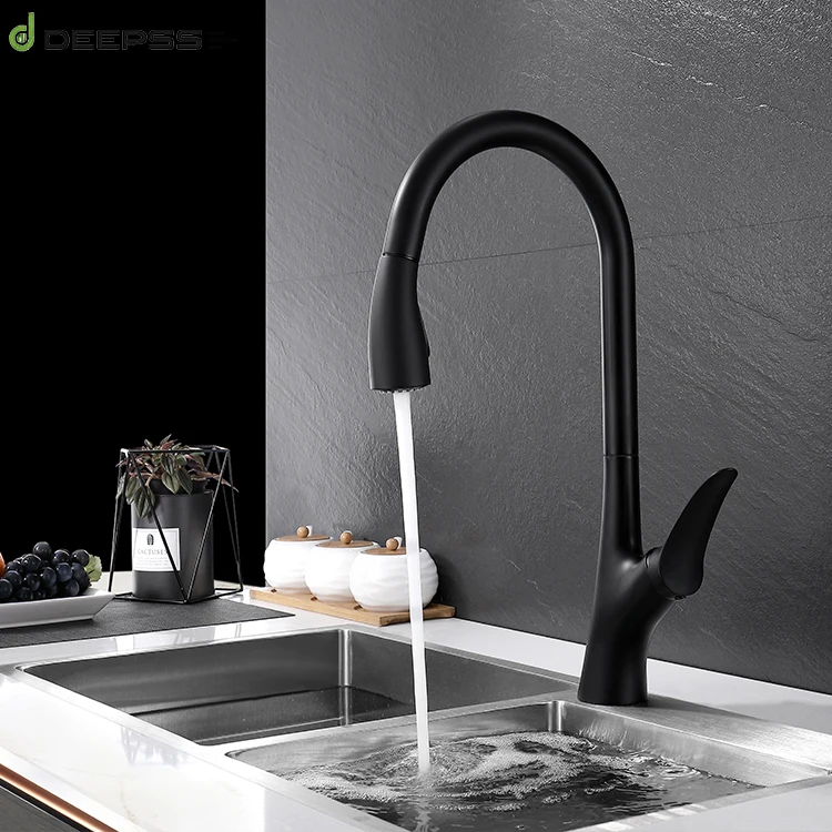 Deepss Cheap Kitchens Tap Taps Zinc Alloy Design Deck-Mounted Put Out Sink Faucet Kitchen Mixer