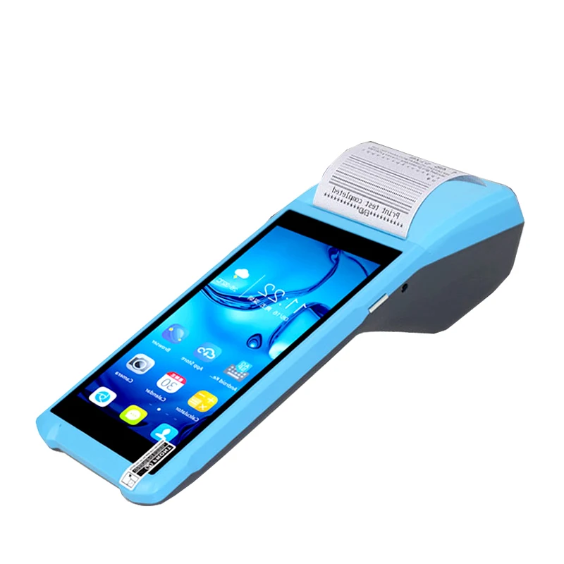 Новый Pos 6100 Android 8 1 4g портативный ручной сенсорный экран чековый принтер терминал