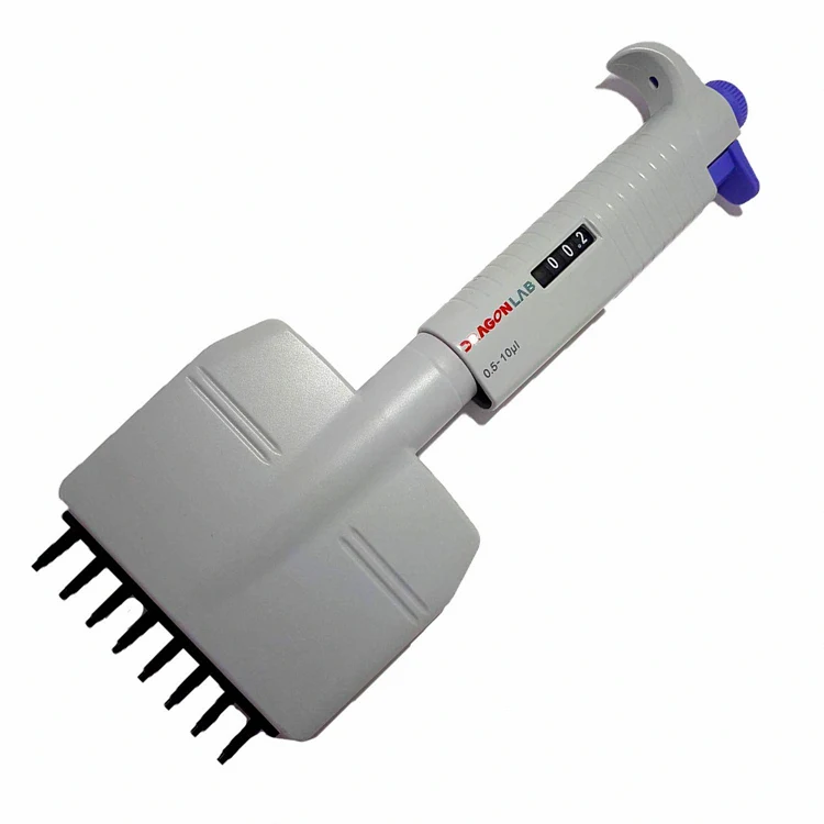 5-50ul 8 Channel Variable Medical Genomic Multichannel Pipette