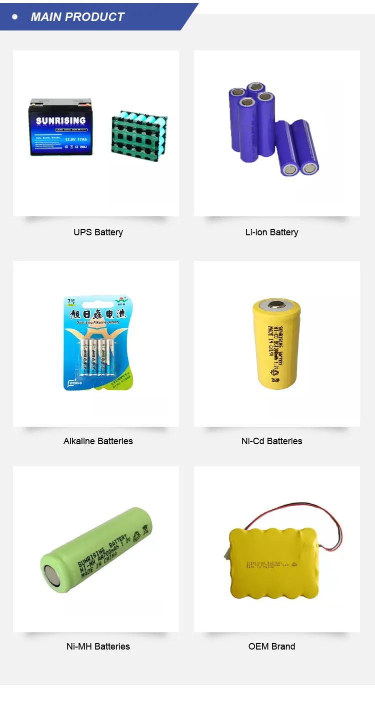 12v 2000mAh AA battery NI-MH rechargeable battery nimh battery pack