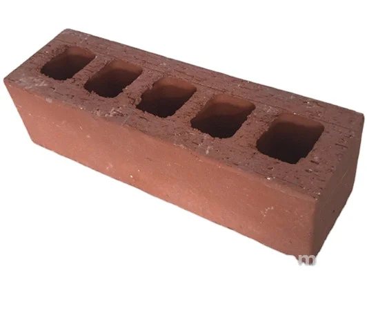 Красный перфорированный глиняный кирпич для загрузки подшипника с античной поверхностью