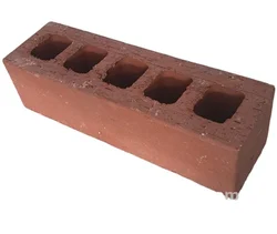 Красный перфорированный глиняный кирпич для загрузки подшипника с античной поверхностью