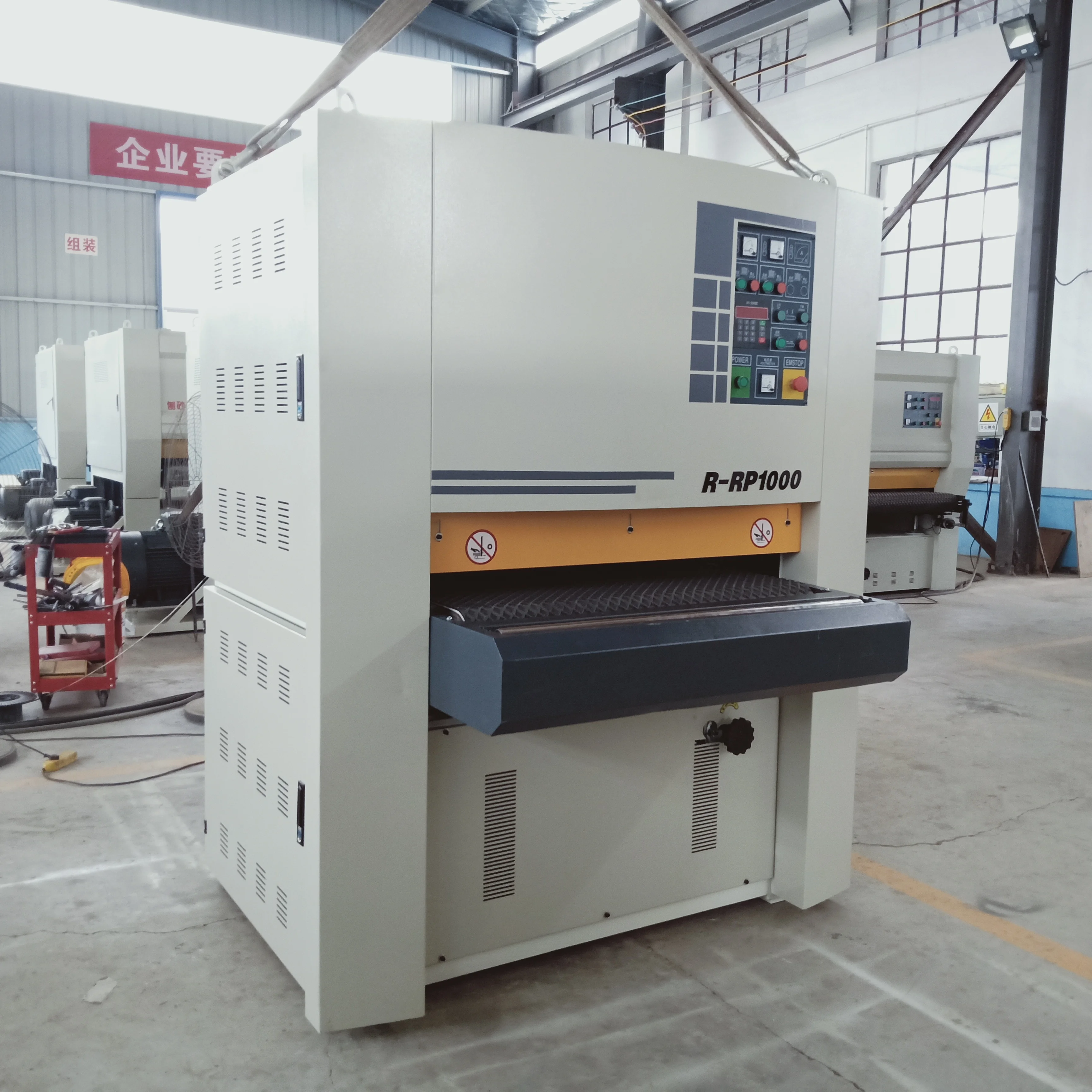 Allison 1000 width sander wide belt sanding machine high quality sander machine for wood and furniture polishing