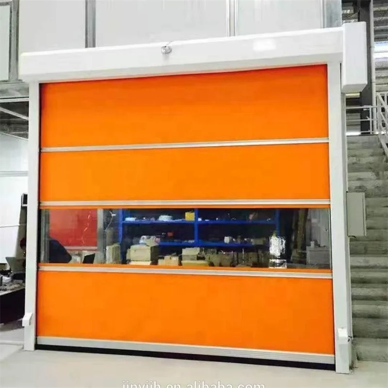 Plastic Rolling up Shutter High Speed PVC Door for warehouse and workshop