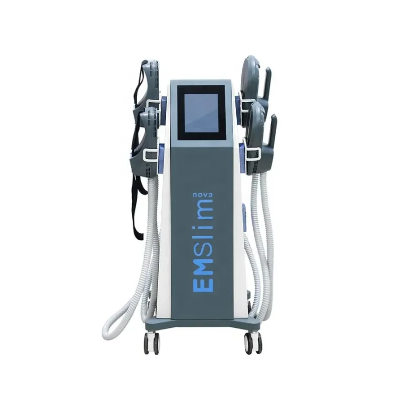 Vertical potent ems muscle stimulator muscle building body sculpting machine