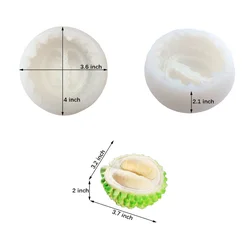 3D Durian Shaped Mousse Cake Mold DIY Ice Cream Jelly Pudding Chocolate Silicone Mould