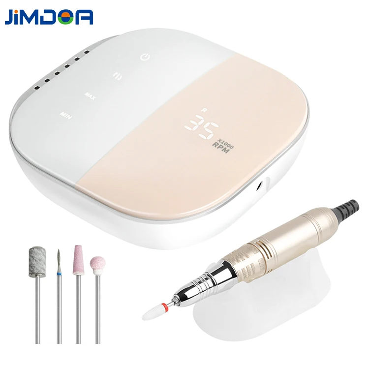 Новый стиль пилка для ногтей JIMDOA с сенсорным экраном 35000 об/мин 30 Вт профессиональный маникюрный аппарат электрическая