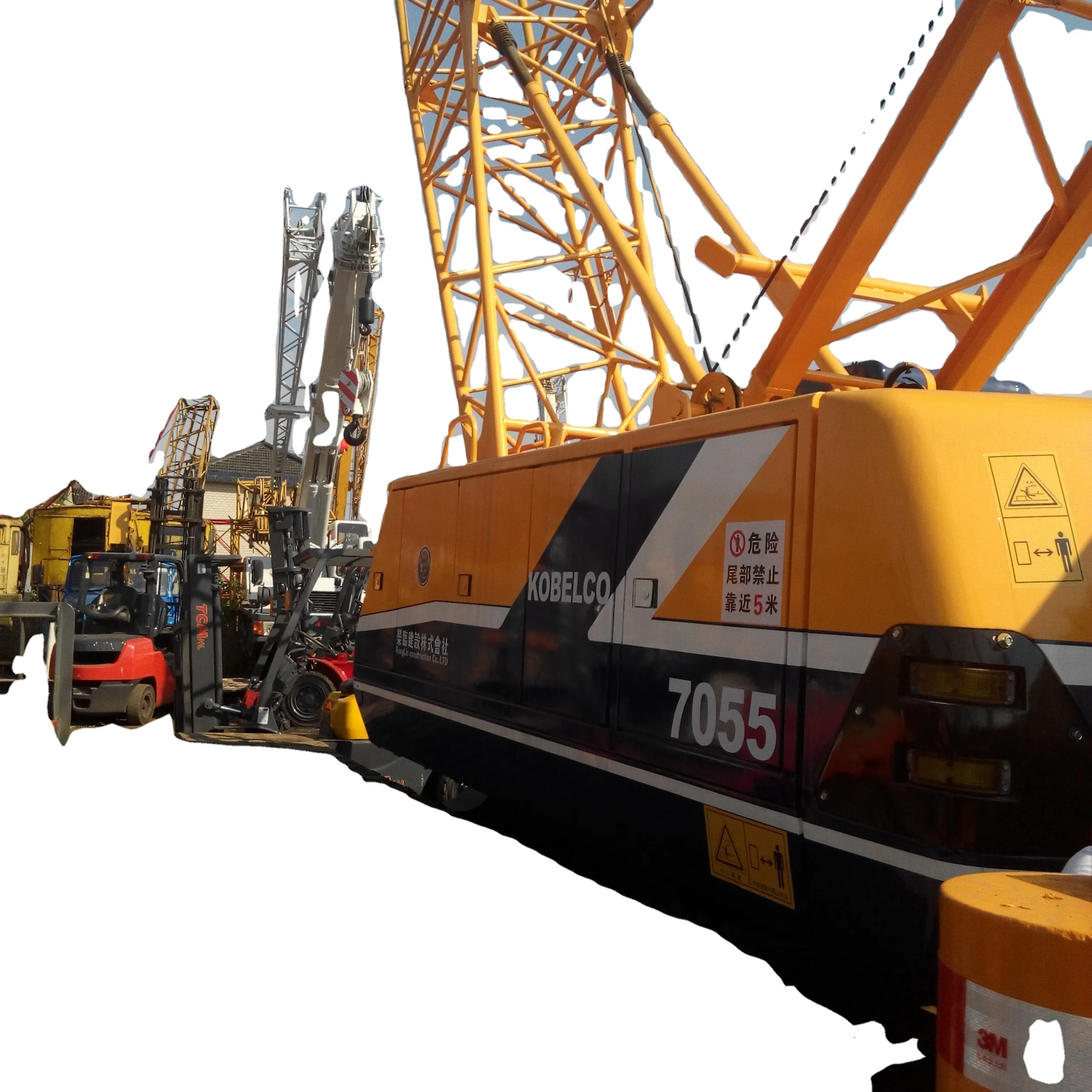 used crawler crane Kobalco 7055 crane crawler for sale original japan made