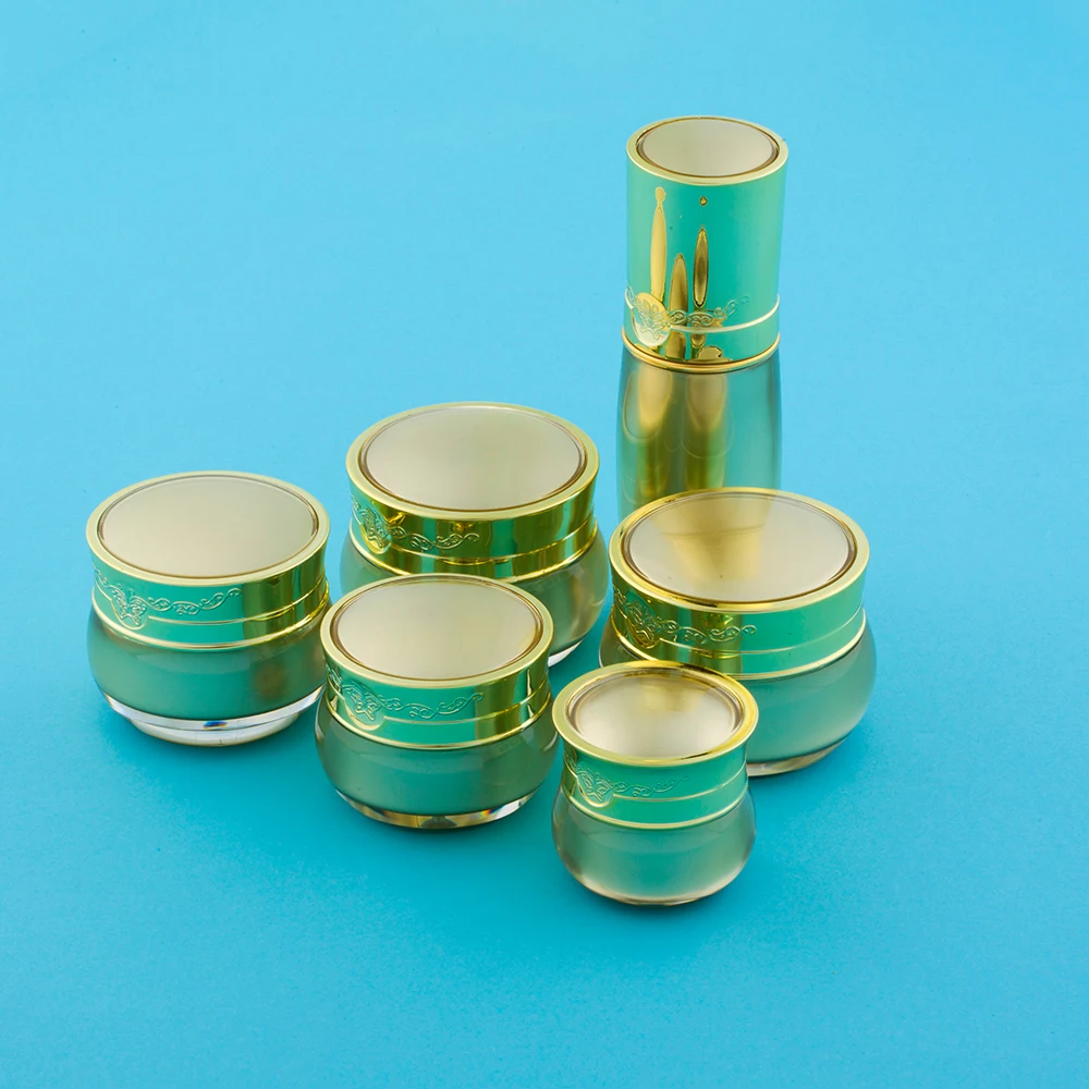 5g 10g 15g 20g 30g 30ml retro plastic red jar cosmetic packaging  skincare cream  acrylic jar