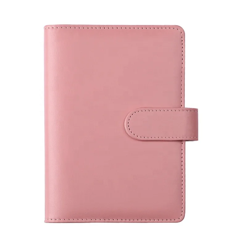 6-ring Notebook Binder Loose Leaf A6 Size Zipper Folders