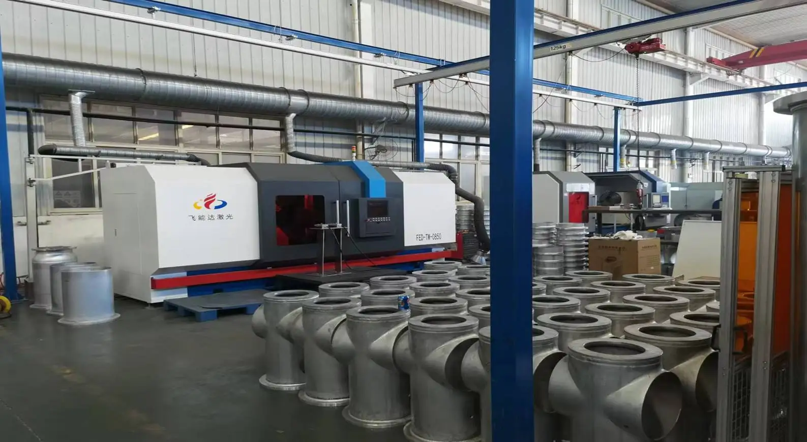 FED TIG welding for Aluminum flange with Miller welder for  3D CNC welding machine tool