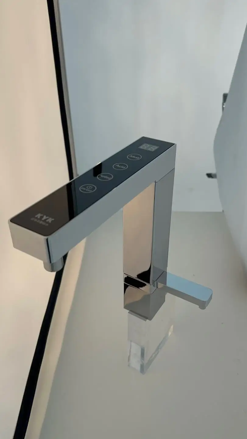 KYK korea alkaline water ionizer smart faucet only kyk square design alkaline water hydrogen water device