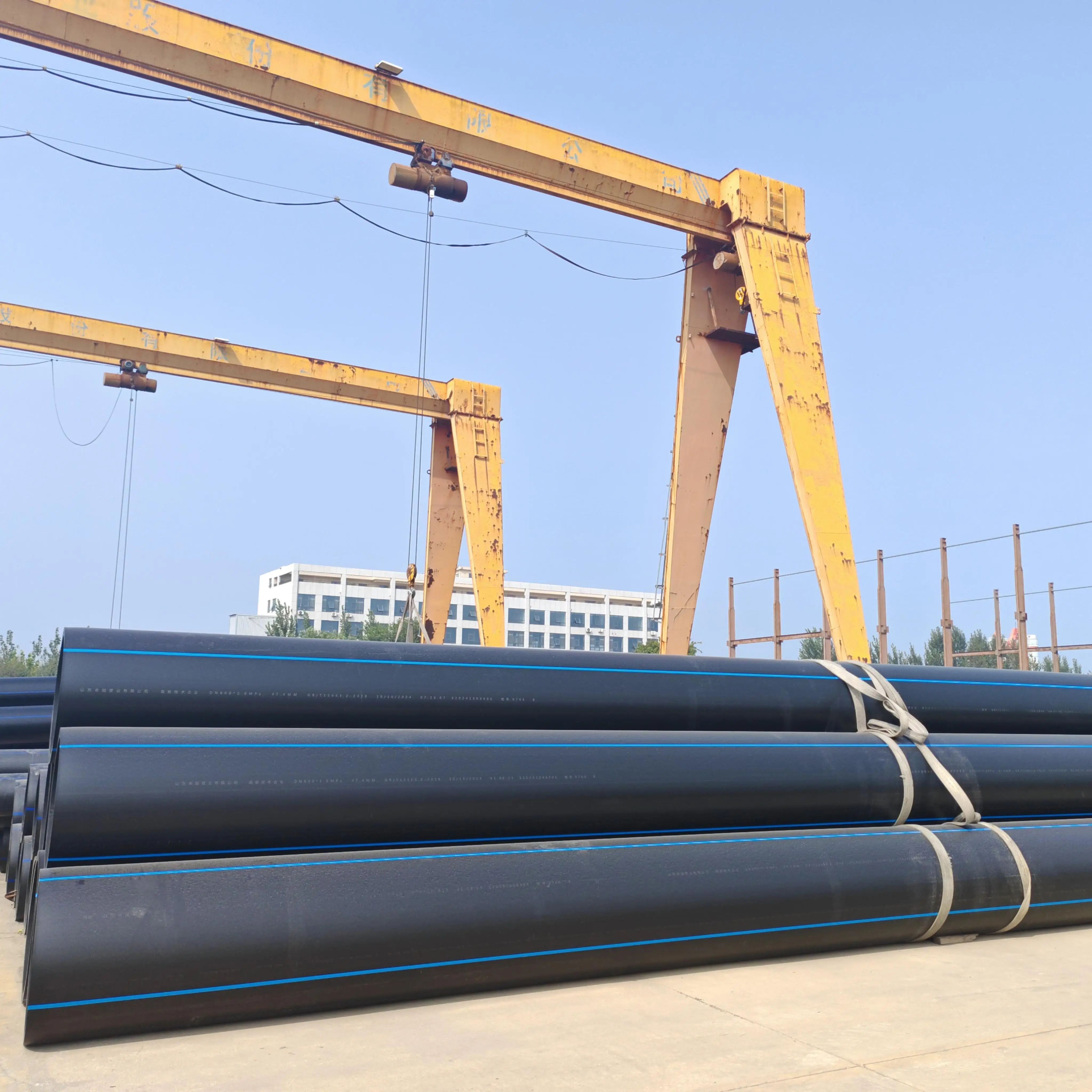 Different Diameter HDPE Water Pipe DN800 1.0mpa PE Plastic Tubes For Water Supply And Drain