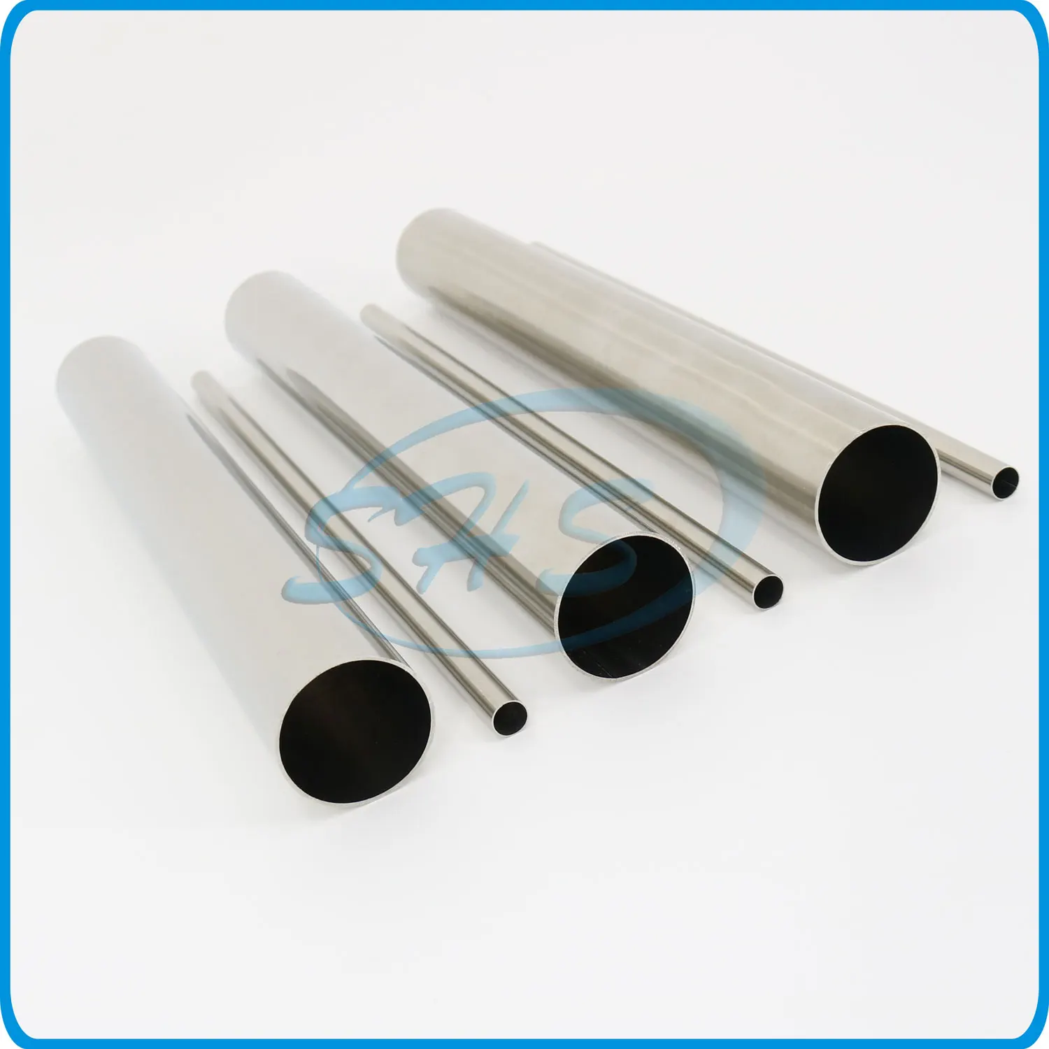 SUS ASTM CE standard stainless steel 316L grade round pipe / tube with polishing surface for mall hotel railing decorative pipe