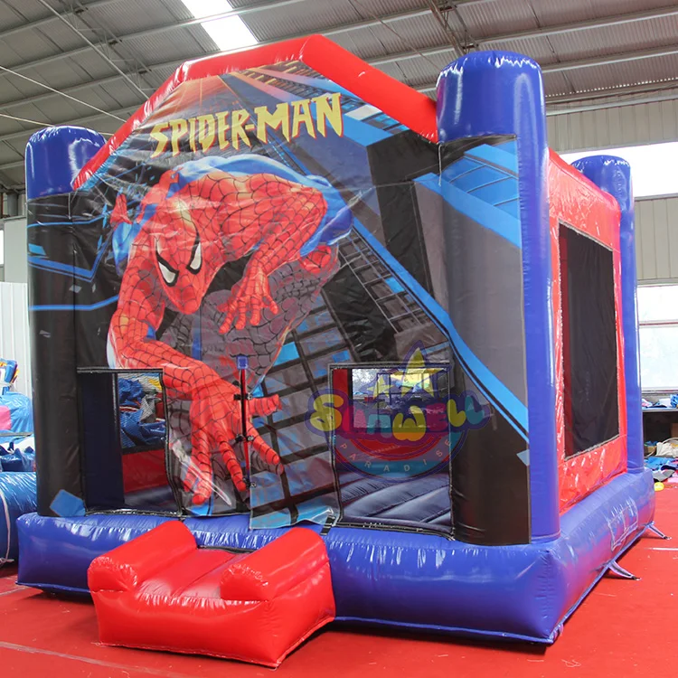 14ft jump bounce house commercial inflatable The Dark Knight bouncer castle for kids