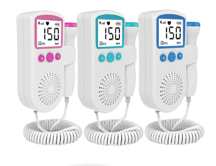 EU-T501 Portable baby monitor fetal doppler 3.0MHZ ultrasound prenatal heartbeat detector baby heart rate