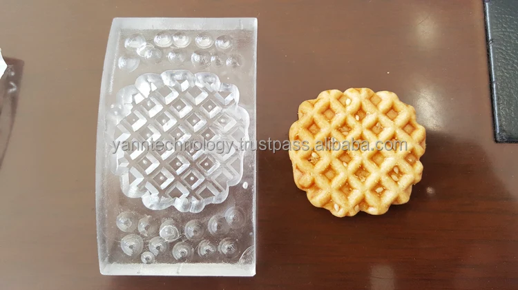 High Quality Biscuit Making Machine Rotary Crisp Walnut Cookie Production Line Almond Peach Cracker Moulding Forming Machine