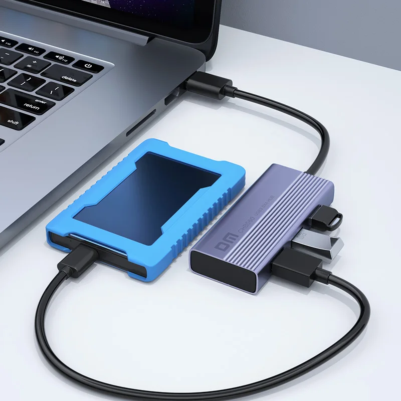 Usb-концентратор 3,0 4 порта разветвитель адаптер usb3.0 HUB конвертер для ноутбука MacBook Pro PC компьютер аксессуары CHB060