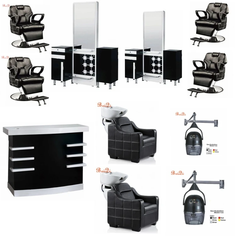 Shampoo chair hair salon station equipment,portable hydraulic lay down shampoo chair for sale