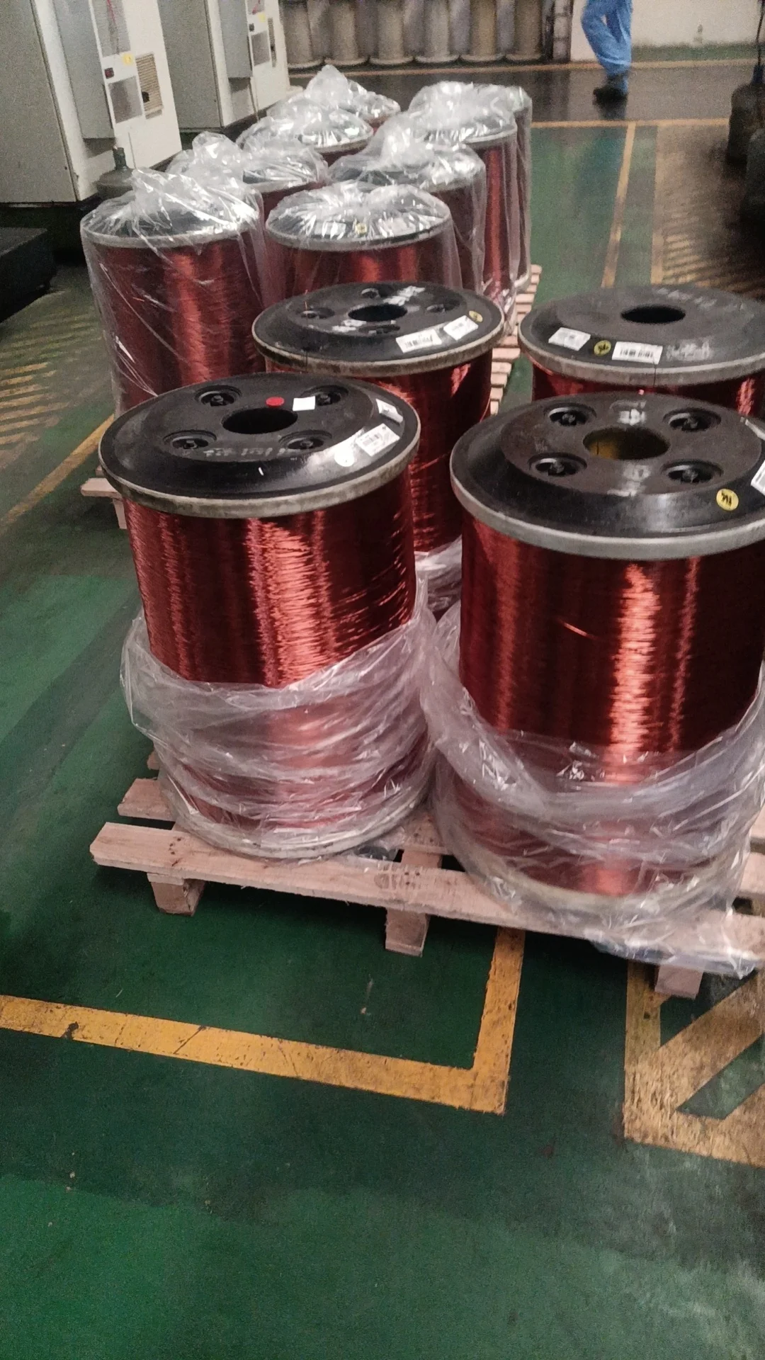 Customized 1EIW/180 SWG 22-29 Enameled Aluminium Winding Wire for motors, transformer 0.36mm 2.3mm 4.5mm