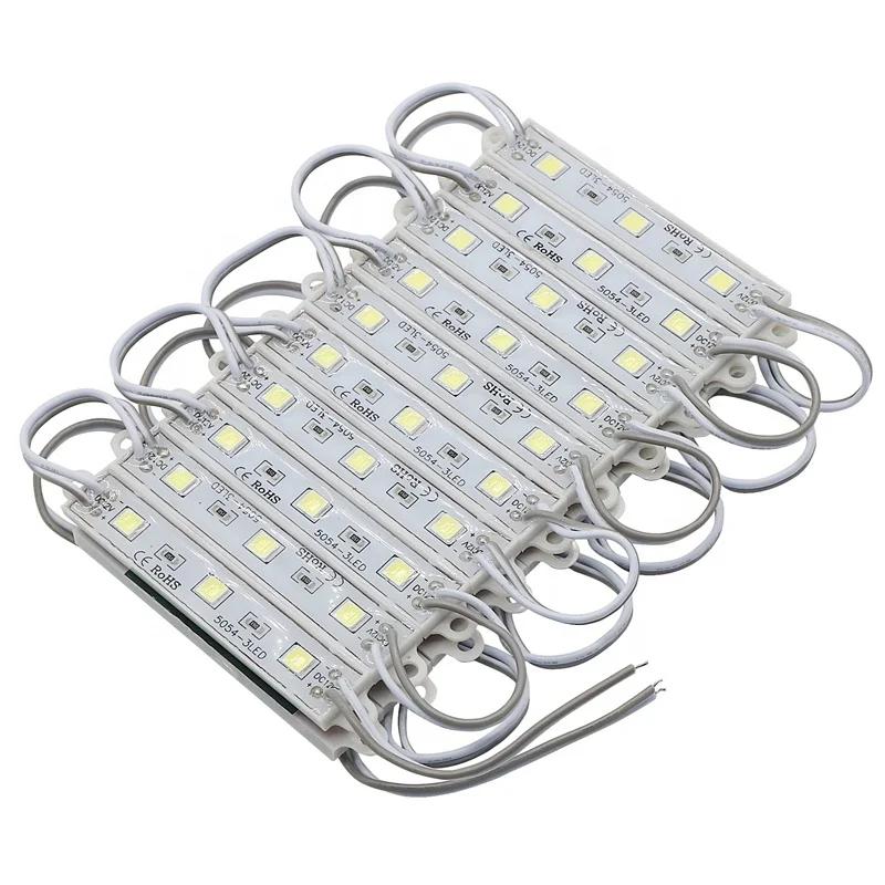 75X12X4mm Waterproof SMD 5054 3LEDS Epoxy LED module Light
