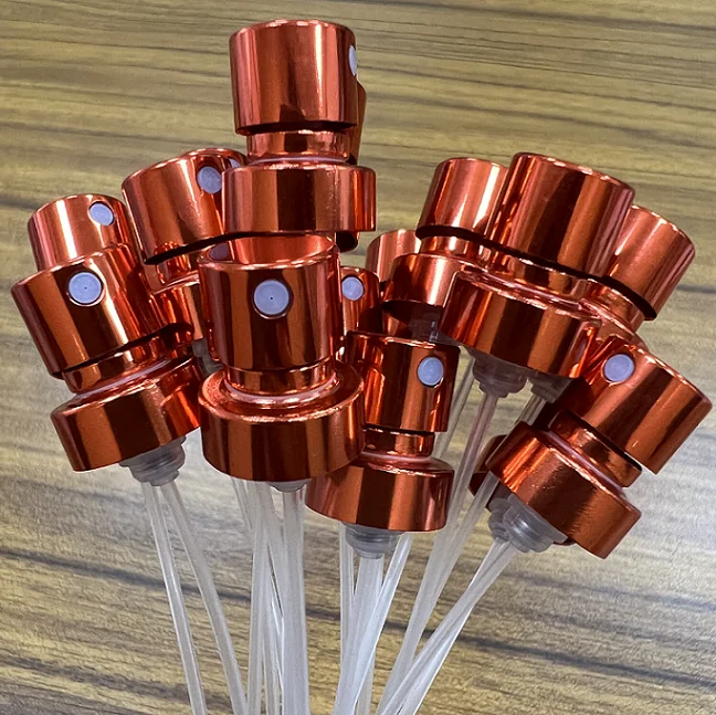 Factory directly 13mm 15mm 18mm 20mm Metal anodizing crimpless perfume mist spray pump