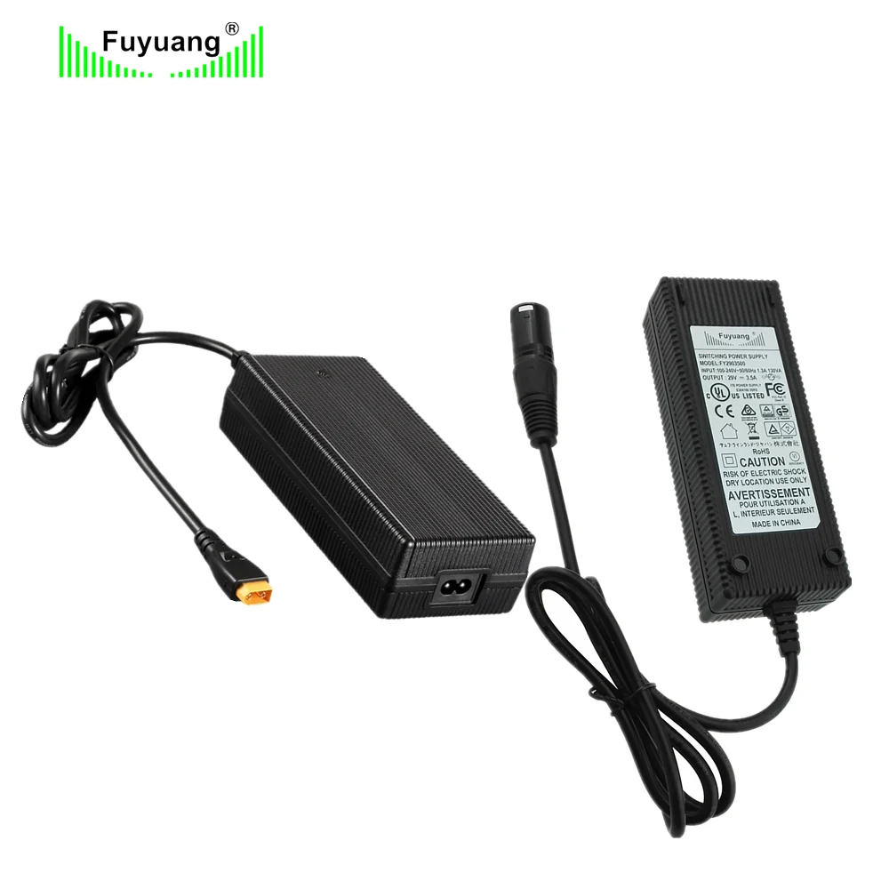 DC адаптер Вход 100 240 В переменного тока 50/60hz 29v 2a электронный силовой трансформатор напряжения 29.4v2a литий-ионный аккумулятор зарядное