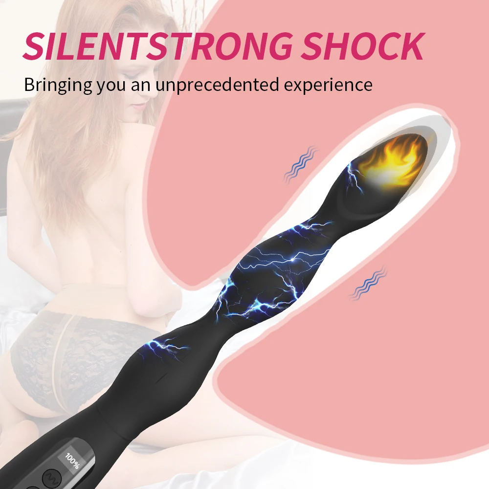 SEXBAY USA hot product Silicone vibrator heating electric shock multi-function adjustable female prostate vibration massage
