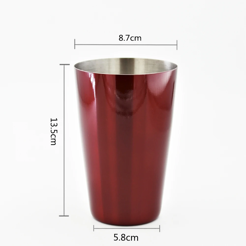 18oz Custom Logo Cocktail Shakers Shaker Bottle Bartender Martini Shaker Stainless Steel Tin Boston Cocktail for Bar Bar Tools