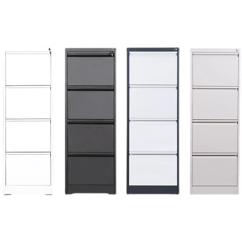 Office Furniture File Cabinet Drawers Steel Locker Iron Storage Fireproof Office Vertical Filing Cabinets