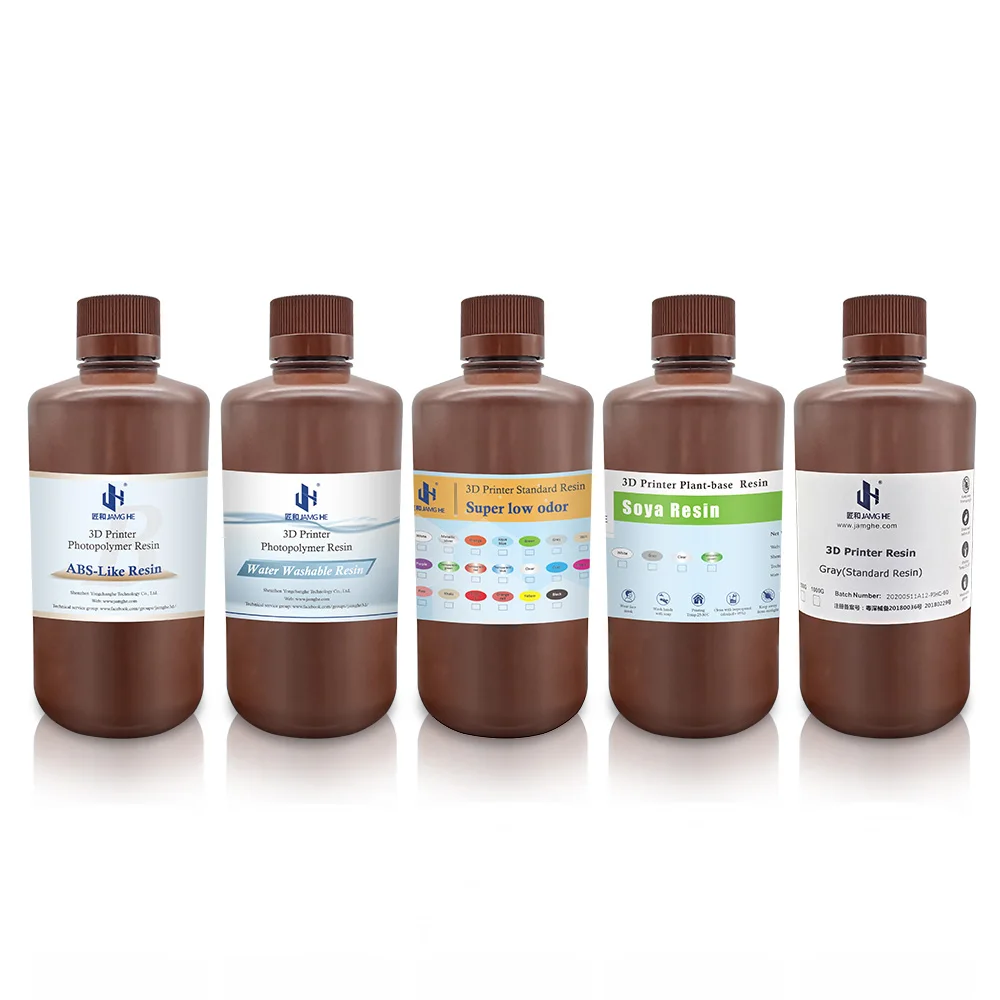 Jamghe ABS-like Resin Engineering-like Resin No Brittle Highly Rigid 3D LCD 2K 4K 6K 8K Printers 3D Printer Resin