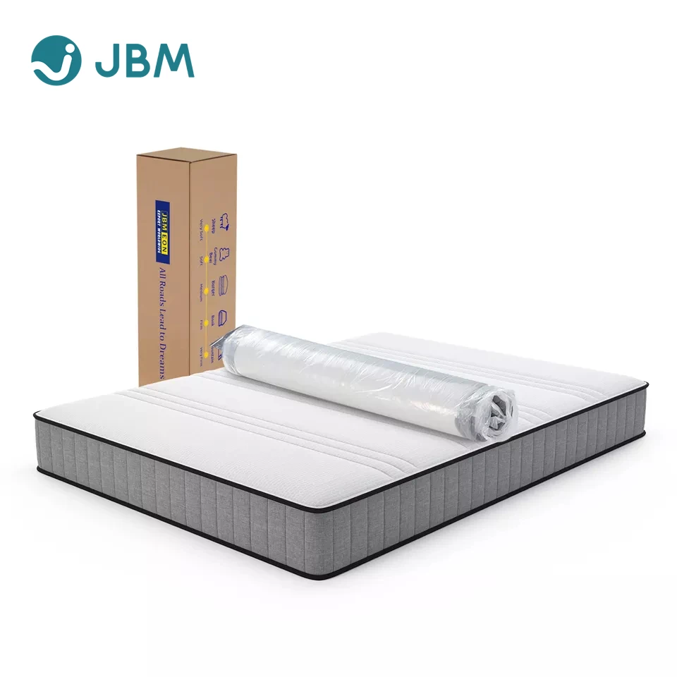 Orthopedic Twin Single Pocket Spring Mattresses USA Factory California King Queen Size Bed Mattress in a box