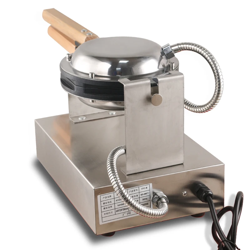 High Quality Commercial Non-stick Hong Kong Egg Waffle Maker Egg Bubble Waffle Machine/Puff Cake Cone Maker