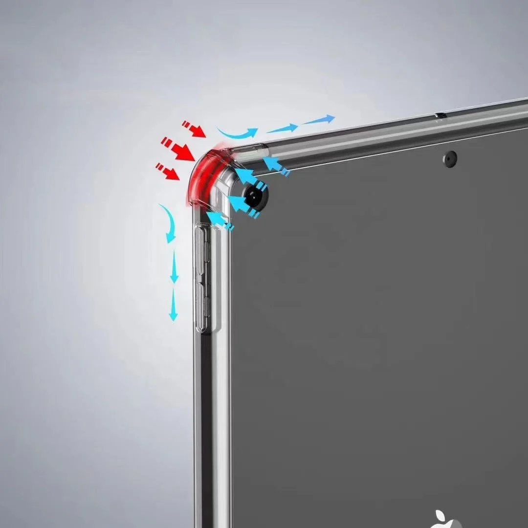 Amazon Air4 flat protective cover 11 inch Transparent protective iPad 10 2 all inclusive soft rubber 9.7 TPU material shell