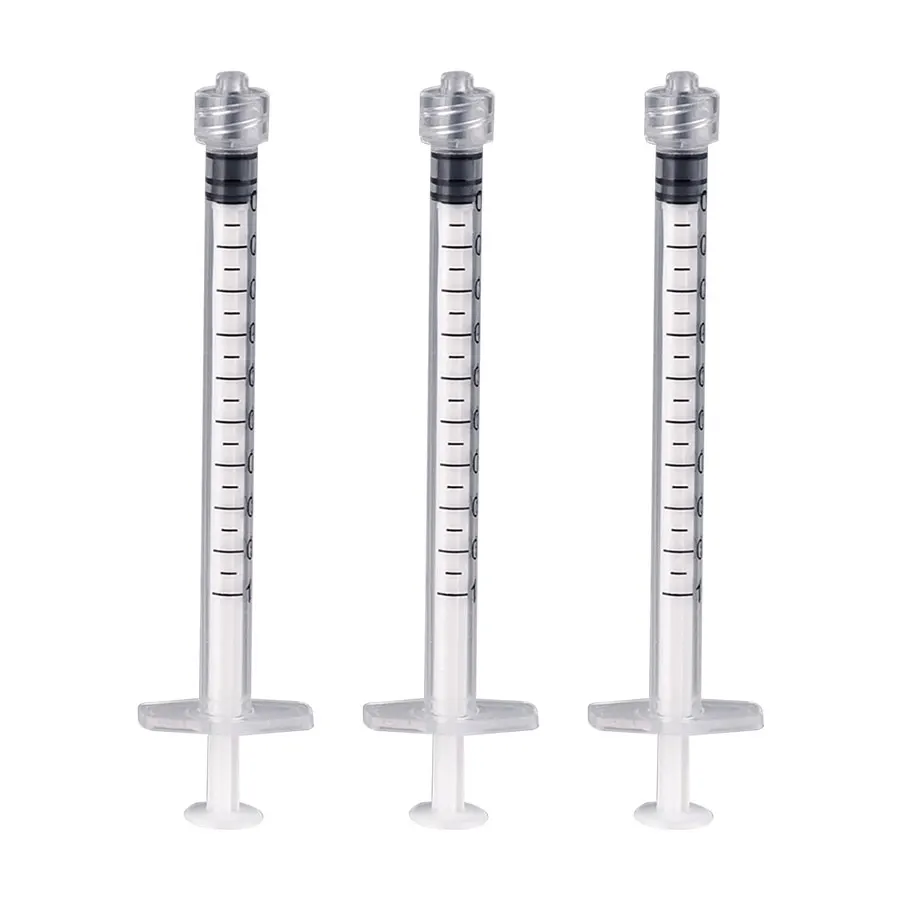 1ml 2ml 3ml 5ml 10ml 30ml 60ml Clear Plastic Disposable Oral or Enteral Syringes  Irrigator Syringes with Luer Slip Tip