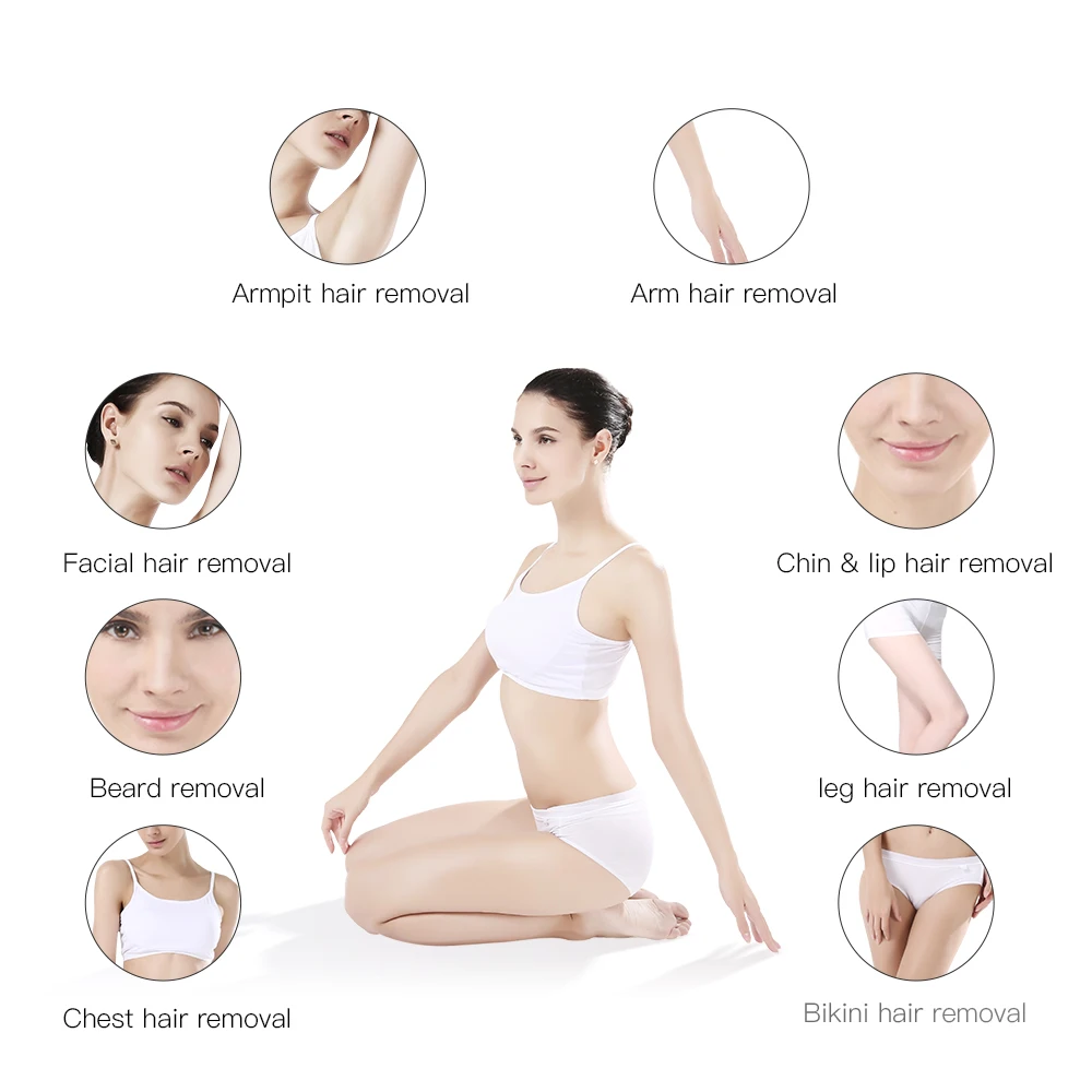 Permanent Ice 808nm Laser Diode 3 Wavelength Hiar Removal Device Laser 755nm 808nm 1064nm Diode Laser Hair Removal Machine