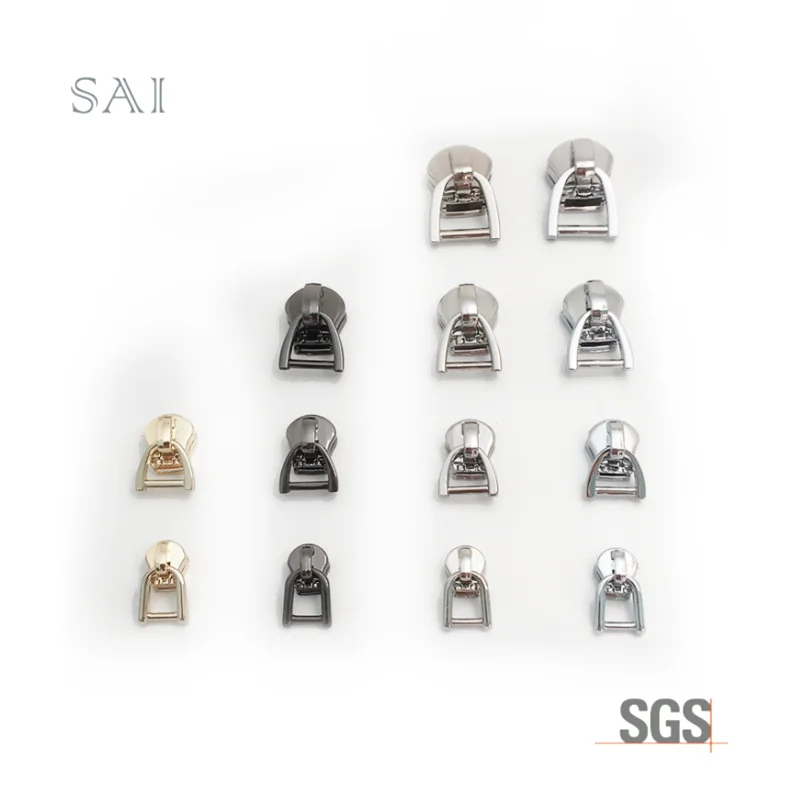 Wholesale Low Price Garments Slider Head Zipper Head Zinc Alloy Slider Head